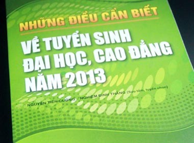 Những điều cần biết về tuyển sinh ĐH, CĐ năm 2013