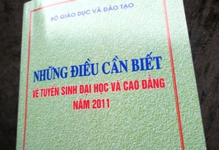 DOWNLOAD cuốn những điều cần biết về tuyển sinh TCCN năm 2012