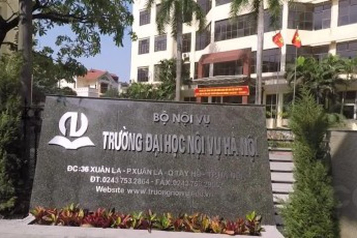 Văn bản thông báo tuyển sinh năm 2020 trường Đại học Nội vụ Hà Nội